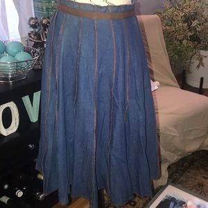 Denim skirt